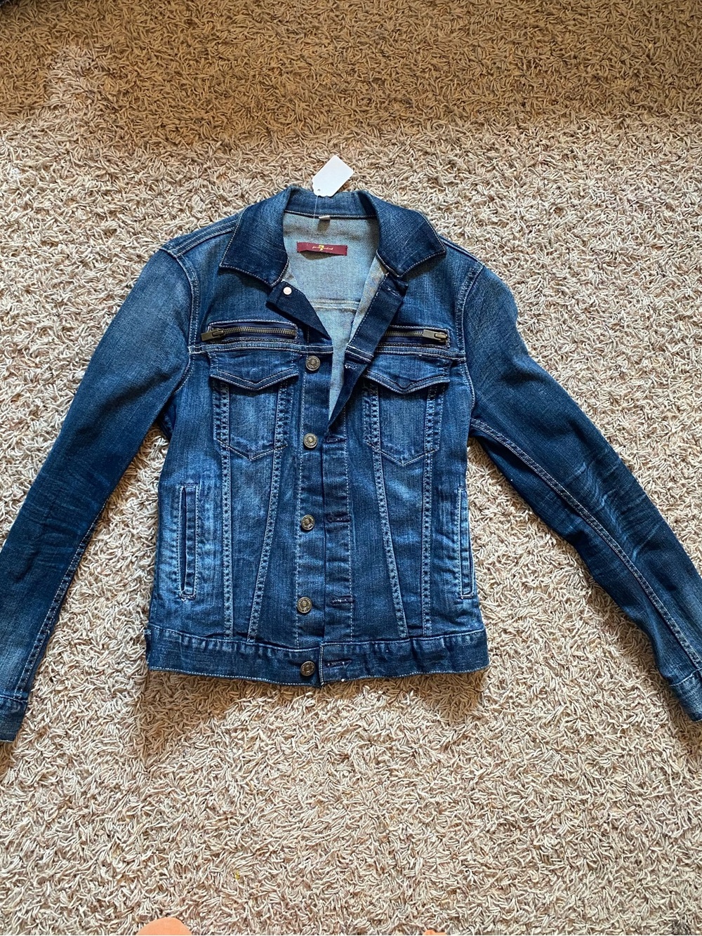 Classic Women's Denim Jacket - Blue XS